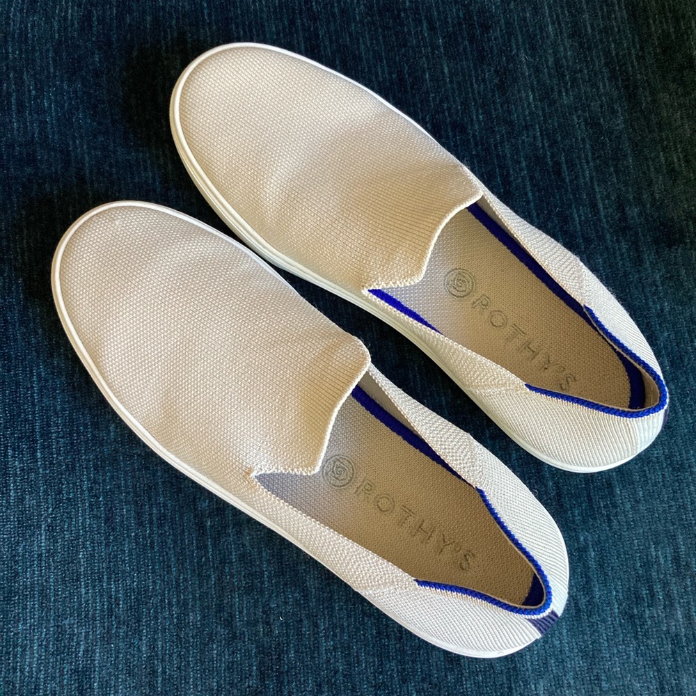 Rothy’s Sneaker Size 8.5 Sand Great Used Condition
